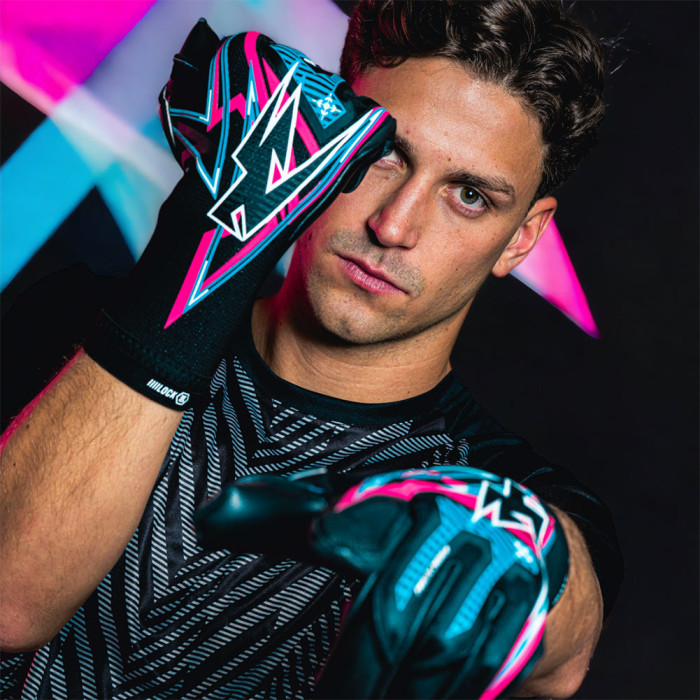  NLITE022324 Kaliaaer R:EVOLUTION NITROLITE Goalkeeper Gloves BLACK/PI