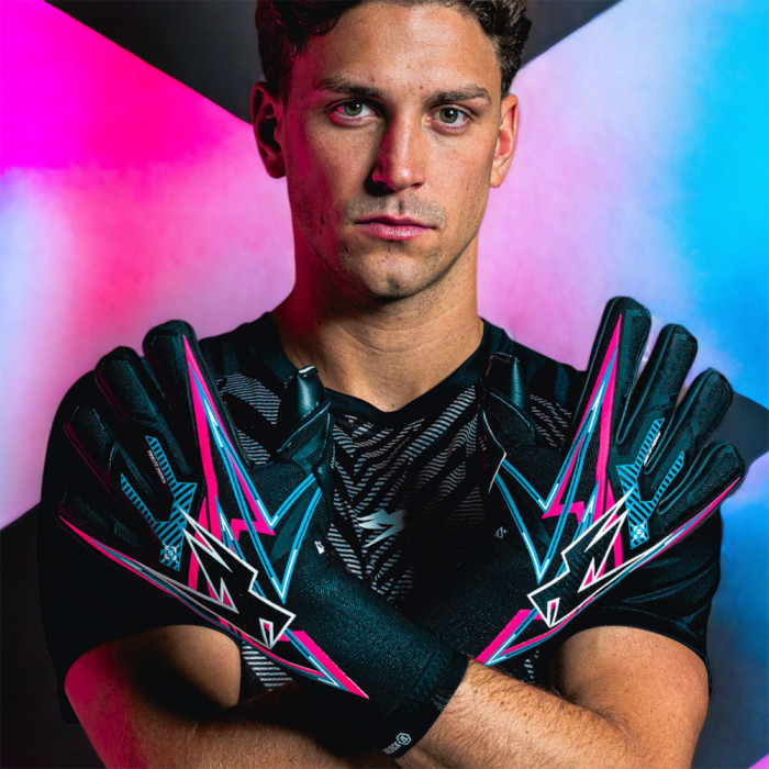 NLITE022324 Kaliaaer R:EVOLUTION NITROLITE Goalkeeper Gloves BLACK/PI
