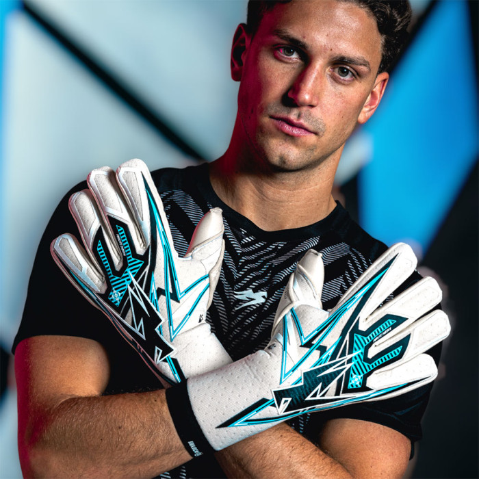Kaliaaer EVO NirtroLite X E24 Junior Goalkeeper Gloves White