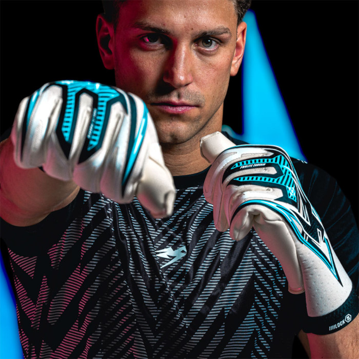 Kaliaaer EVO NirtroLite X E24 Junior Goalkeeper Gloves White