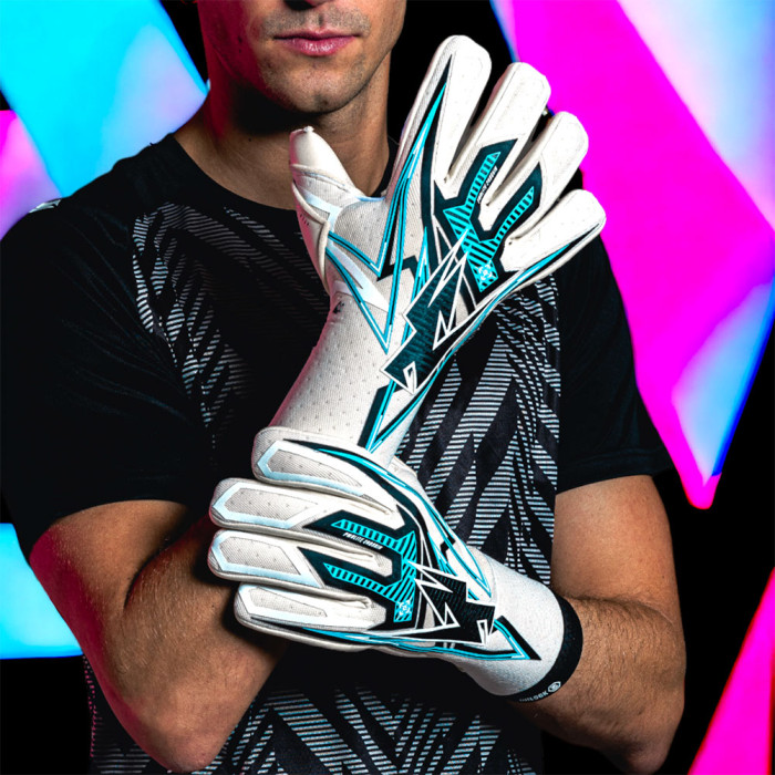 Kaliaaer EVO NirtroLite X E24 Junior Goalkeeper Gloves White