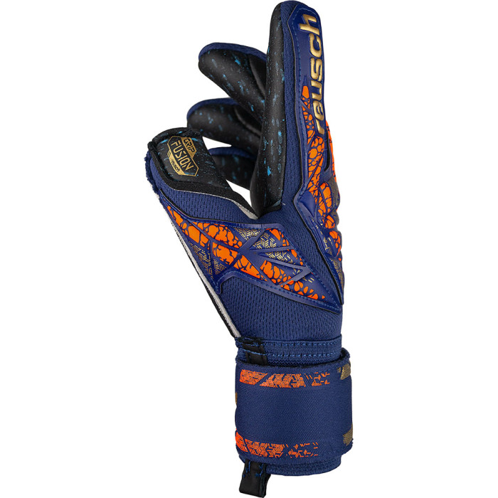 Reusch Attrakt Fusion Guardian Junior Blue/Gold