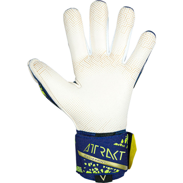 Reusch Attrakt Gold X GluePrint Blue/Gold