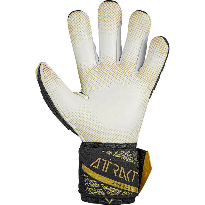 Reusch Attrakt Freegel Gold X GluePrint Finger Support Black