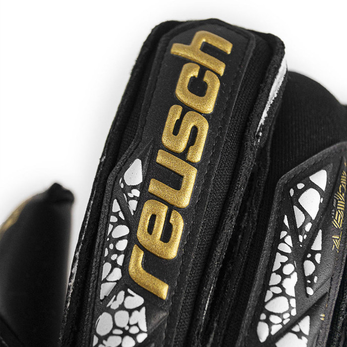 Reusch Attrakt Gold X Evolution Cut Finger Support Black