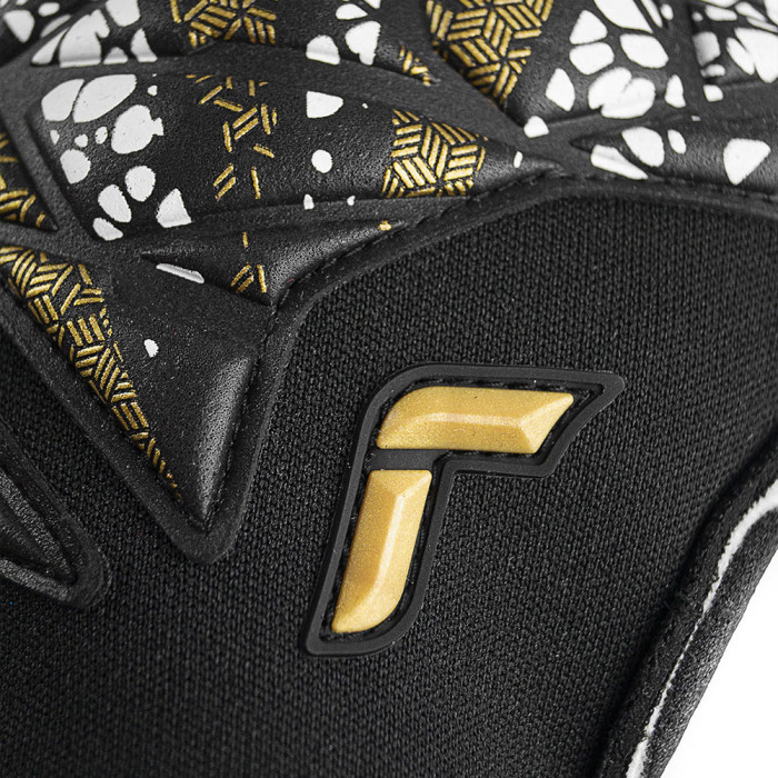 Reusch Attrakt Gold X Evolution Cut Finger Support Black
