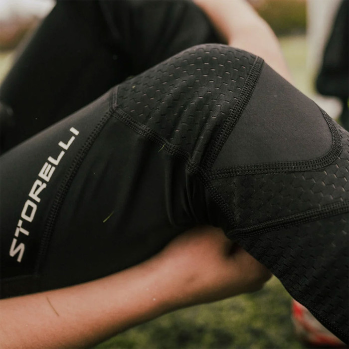  WBSTBLEGBK2 STORELLI Womens BodyShield Turf Burn Leggings 2 Black/Vol