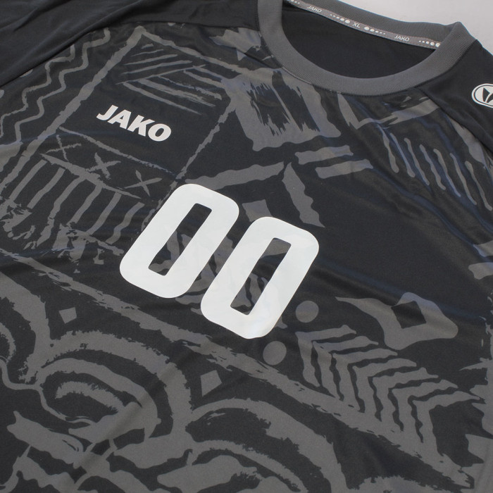  8911-801 JAKO Tropicana GK Jersey LS Black/Anthracite