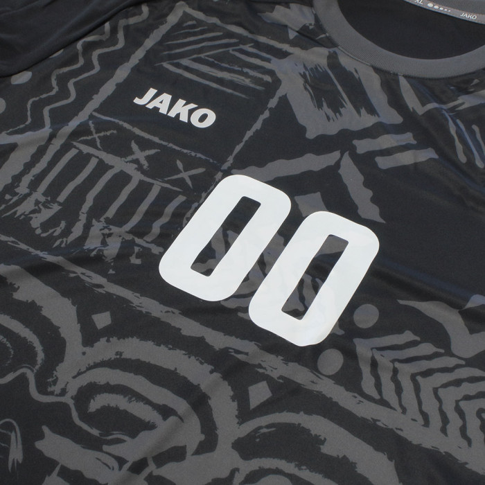  8911-801 JAKO Tropicana GK Jersey LS Black/Anthracite