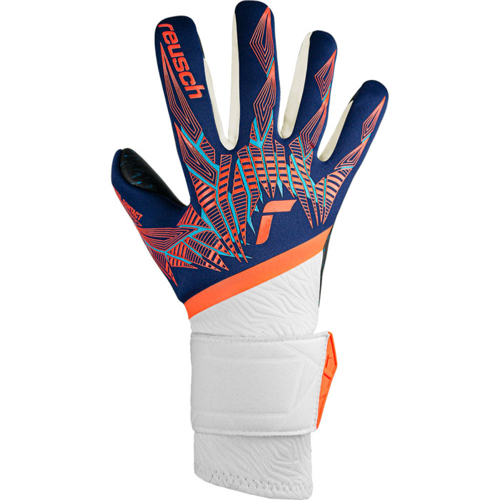  54709004848 Reusch Pure Contact Fusion Goalkeeper Gloves blue-orange 