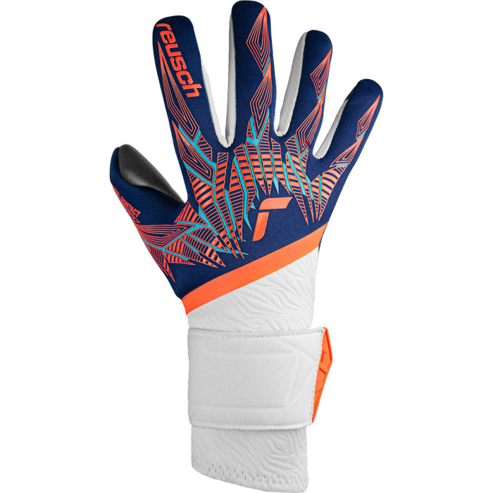  54701004848 Reusch Pure Contact Gold Goalkeeper Gloves blue-orange 