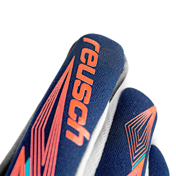  54702004848 Reusch Pure Contact Silver Goalkeeper Gloves blue-orange 