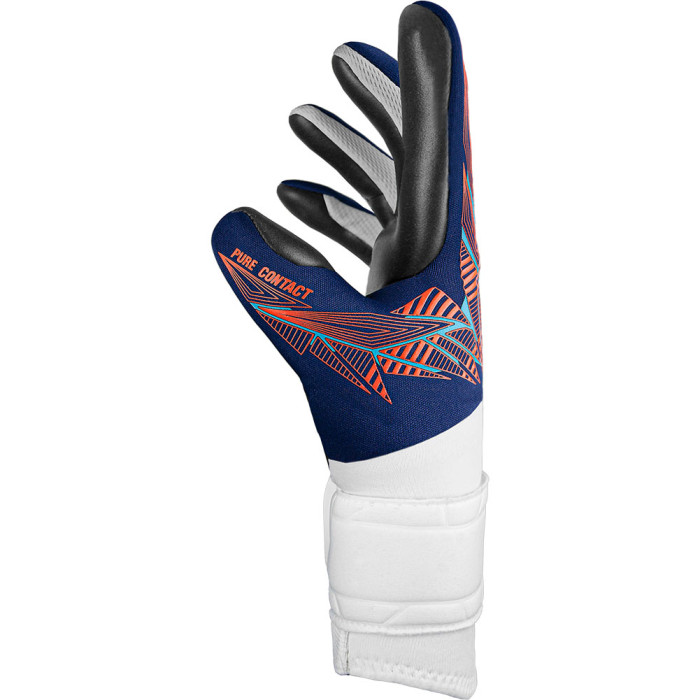  54702004848 Reusch Pure Contact Silver Goalkeeper Gloves blue-orange 