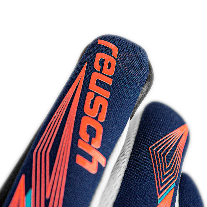  54722004848 Reusch Pure Contact Silver Junior Goalkeeper Gloves blue-