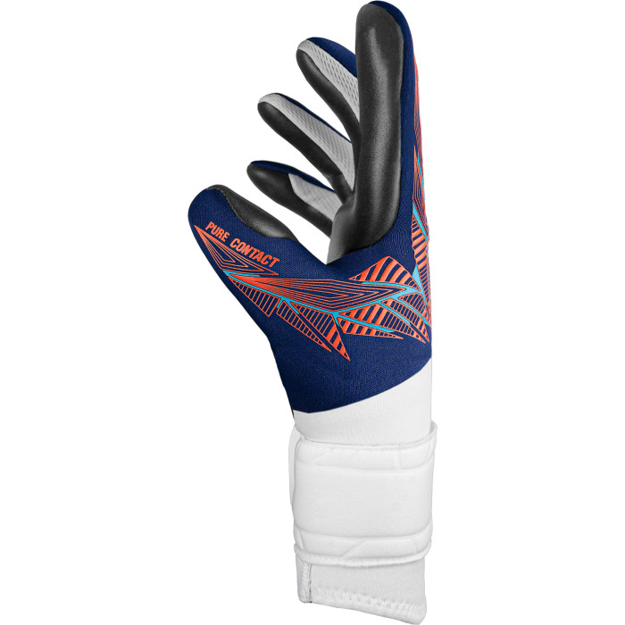  54722004848 Reusch Pure Contact Silver Junior Goalkeeper Gloves blue-