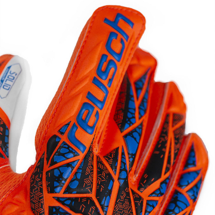 Reusch Attrakt Starter Solid Finger Support Junior Goalkeeper Gloves O