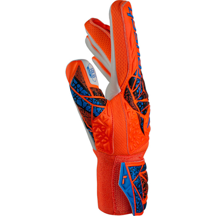 Reusch Attrakt Starter Solid Finger Support Junior Goalkeeper Gloves O