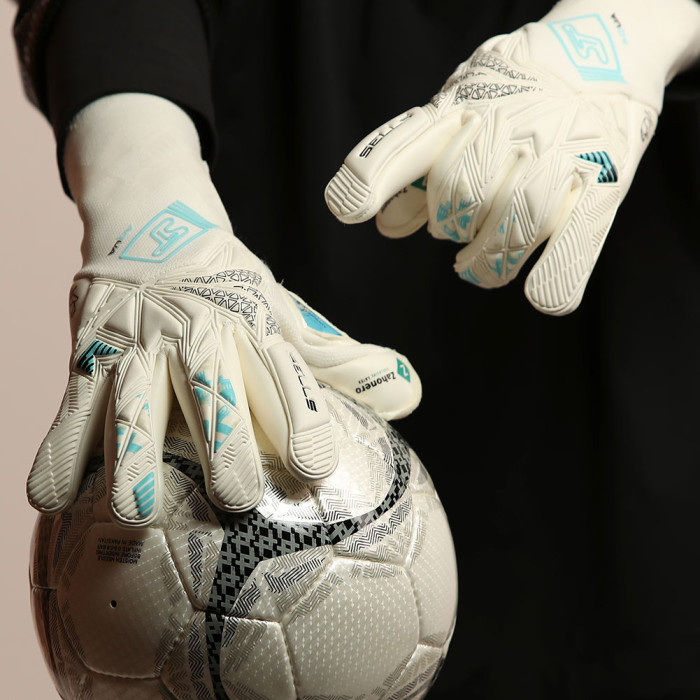  SGP202309G SELLS Pistol Aqua Fit Goalkeeper Gloves White 