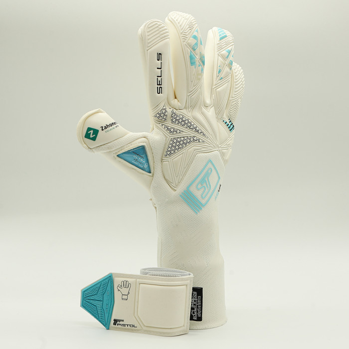  SGP202309G SELLS Pistol Aqua Fit Goalkeeper Gloves White 