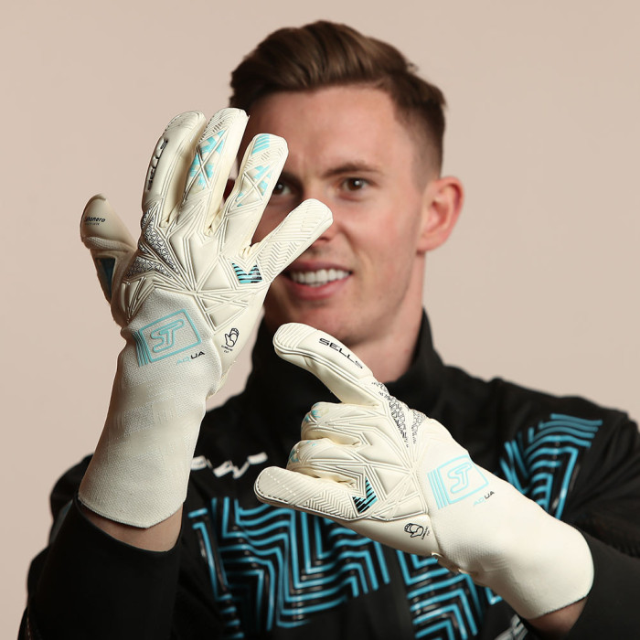  SGP202309GJ SELLS Pistol Aqua Fit Junior Goalkeeper Gloves White 