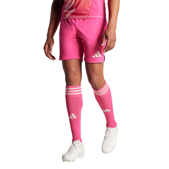  IS5338 adidas Tiro 24 Pro Goalkeeper Shorts Pink 