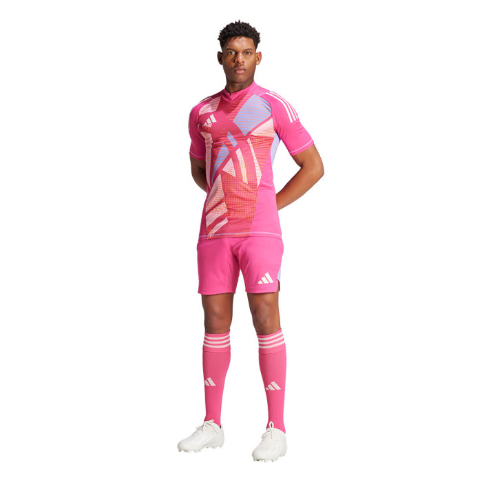  IS5338 adidas Tiro 24 Pro Goalkeeper Shorts Pink 
