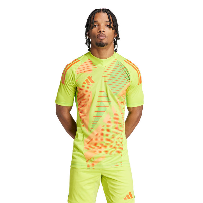  IK4906 adidas Tiro 24 Pro Short Sleeve Goalkeeper Jersey Yellow 