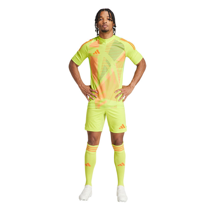  IK4906 adidas Tiro 24 Pro Short Sleeve Goalkeeper Jersey Yellow 