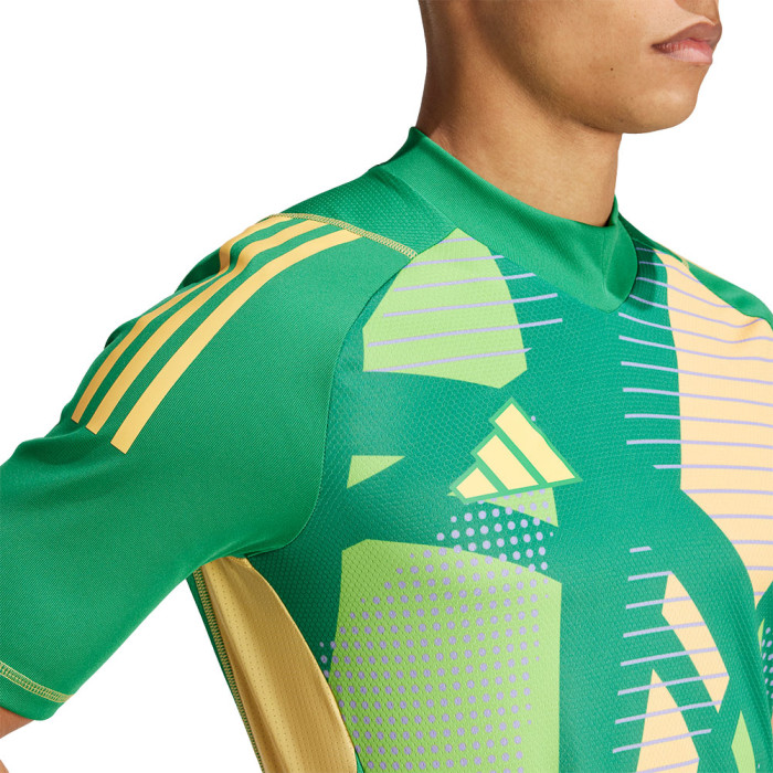 IS5349 adidas Tiro 24 Pro Short Sleeve Goalkeeper Jersey green 