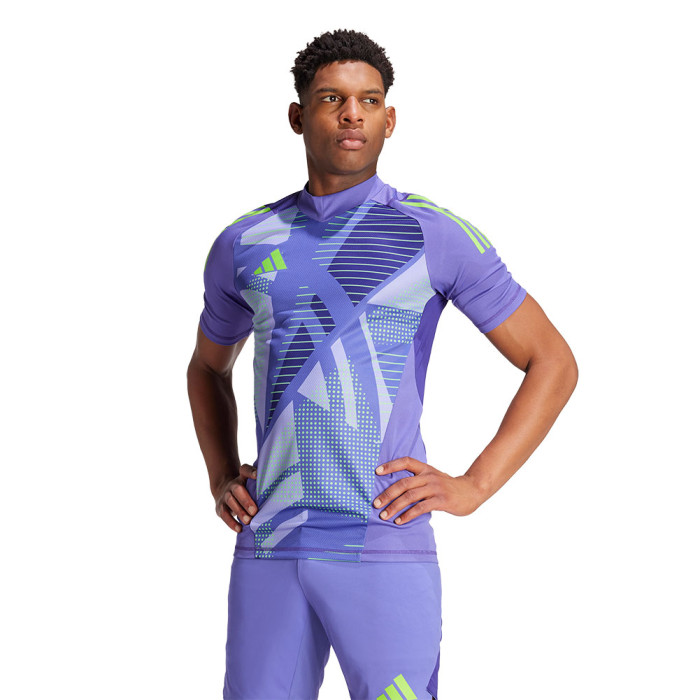  IN0424 adidas Tiro 24 Pro Short Sleeve Goalkeeper Jersey purple 