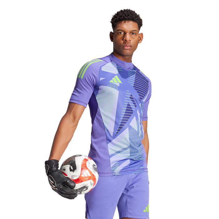  IN0424 adidas Tiro 24 Pro Short Sleeve Goalkeeper Jersey purple 