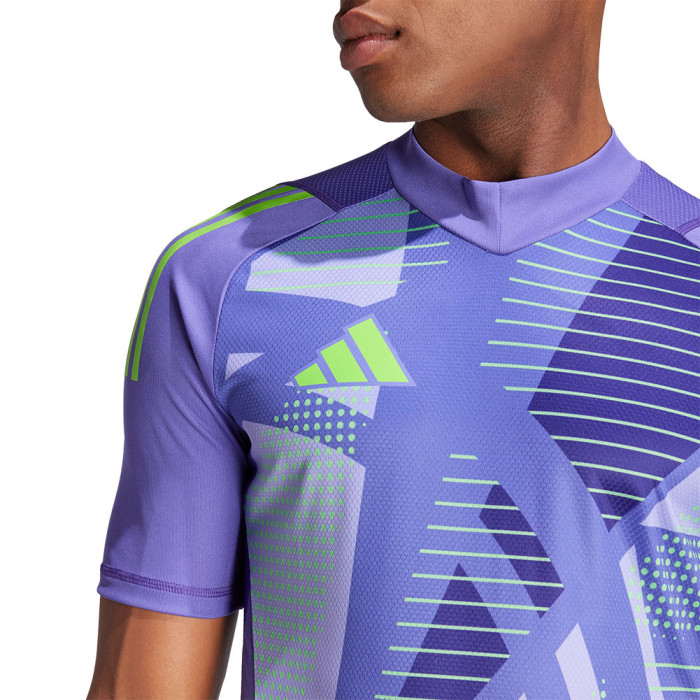  IN0424 adidas Tiro 24 Pro Short Sleeve Goalkeeper Jersey purple 