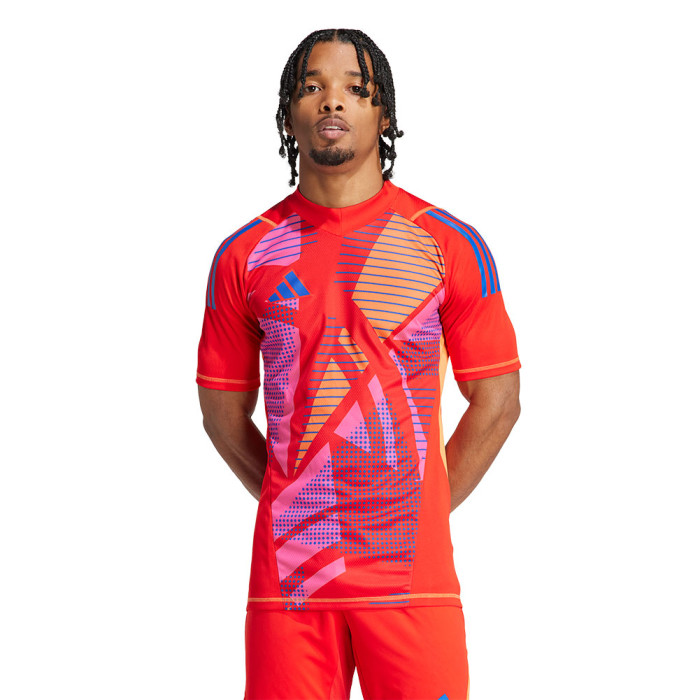  IN0425 adidas Tiro 24 Pro Short Sleeve Goalkeeper Jersey red 