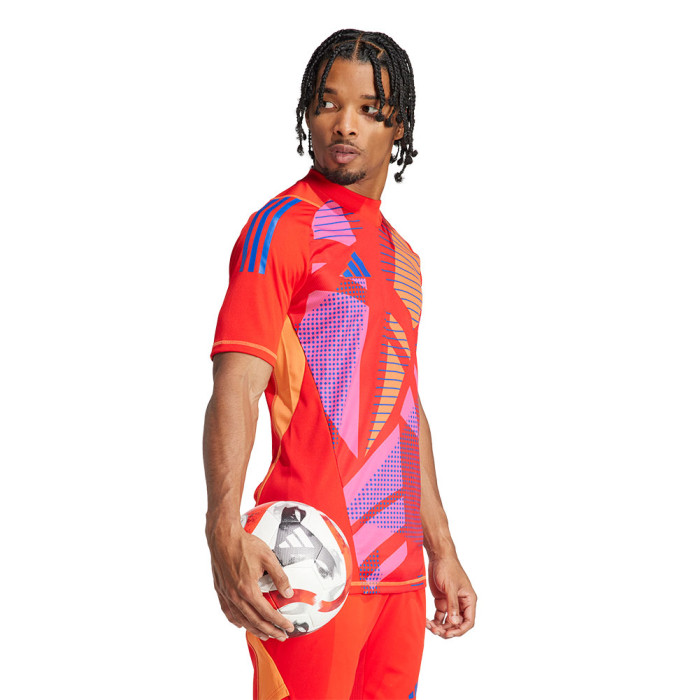  IN0425 adidas Tiro 24 Pro Short Sleeve Goalkeeper Jersey red 