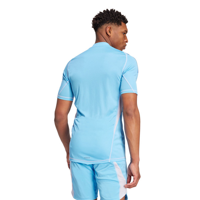  IN0428 adidas Tiro 24 Pro Short Sleeve Goalkeeper Jersey Blue 
