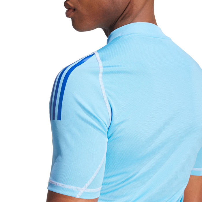  IN0428 adidas Tiro 24 Pro Short Sleeve Goalkeeper Jersey Blue 