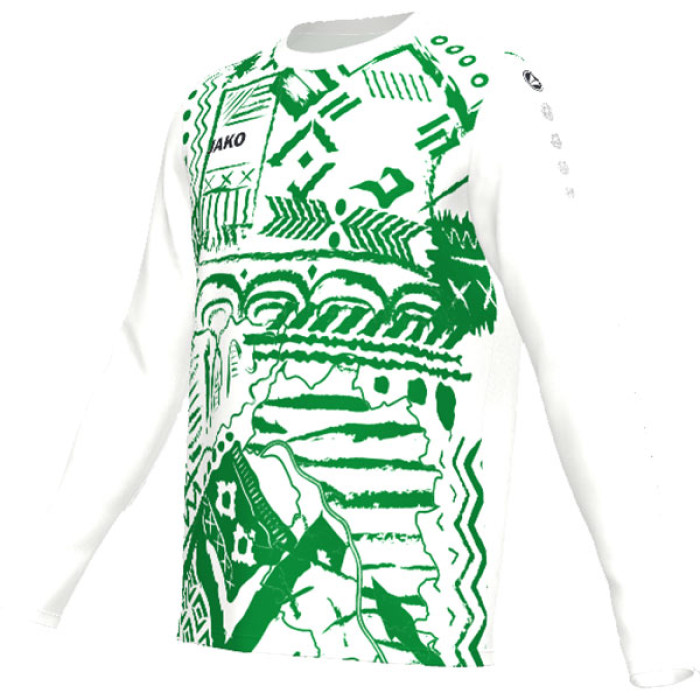  K8911-14446549 JAKO Tropicana GK Jersey LS SMU White/Green 