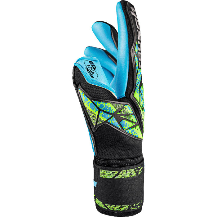 54704397410 Reusch Attrakt Aqua Goalkeeper Gloves Black/Fluo 