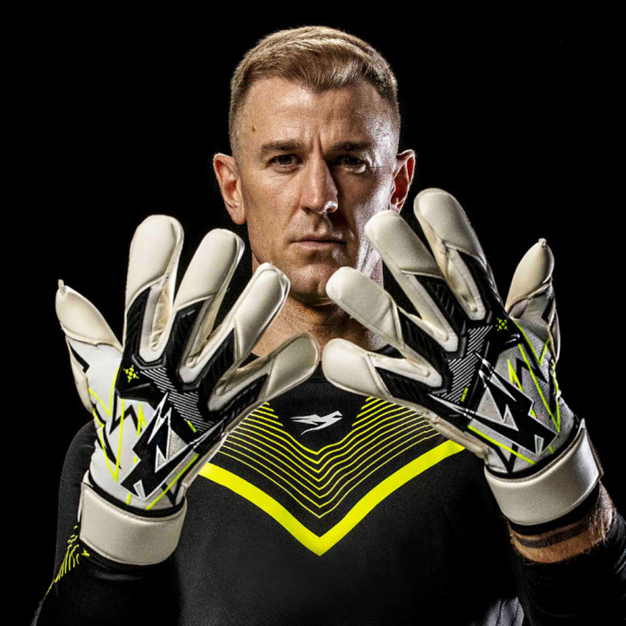  JHV124 Kaliaaer Joe Hart Pro Goalkeeper Gloves White 