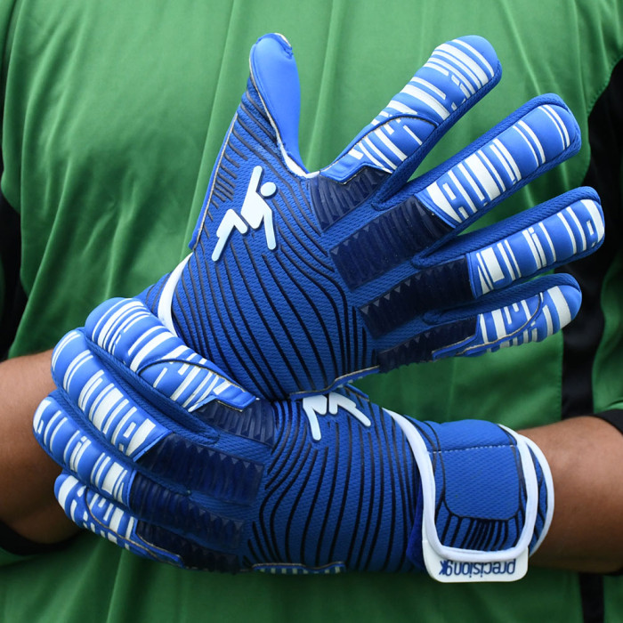 Precision GK Elite 2.0 Grip Junior Goalkeeper Gloves Blue/White