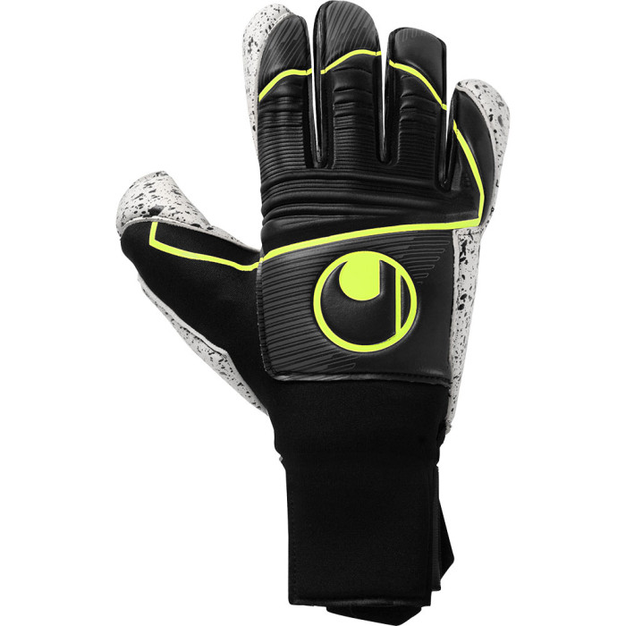 Uhlsport Supergrip+ Flex Frame Carbon Goalkeeper Gloves black/fluo yel