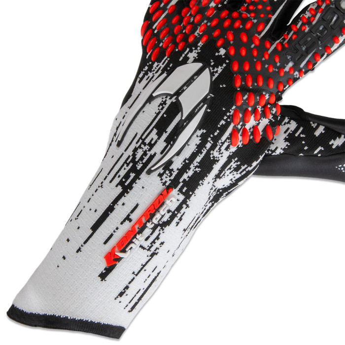  520336 HO Soccer SSG Kontrol Knit Tech Goalkeeper Gloves WHITE/BLACK/