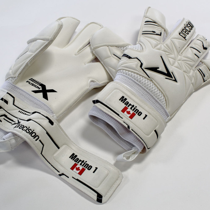 Precision Fusion X Pro Classic Hybrid Giga Goalkeeper Gloves White
