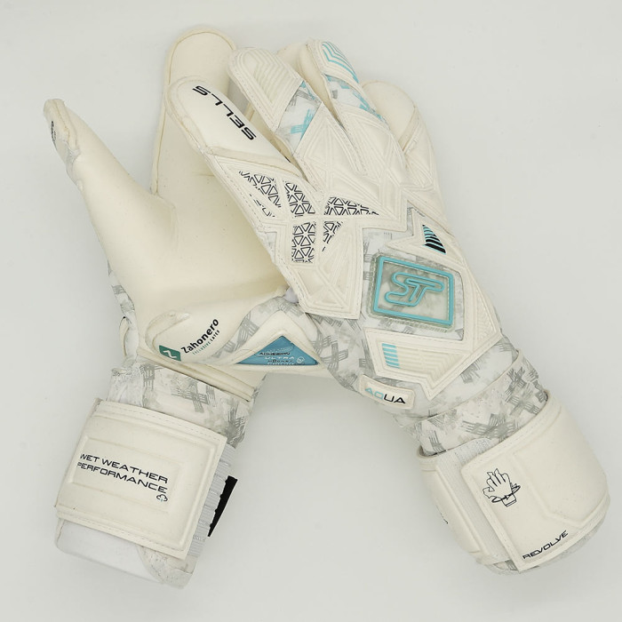  SGP202305G SELLS Revolve Aqua Pure Goalkeeper Gloves White 