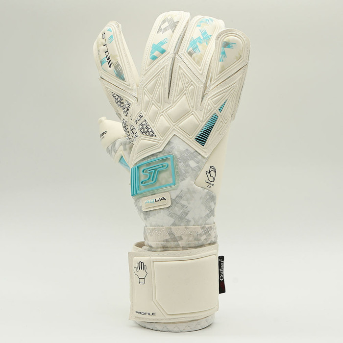  SGP202306G SELLS Profile Aqua Pure Goalkeeper Gloves White 