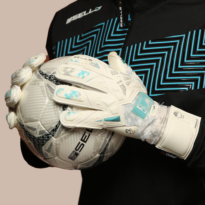  SGP202306G SELLS Profile Aqua Pure Goalkeeper Gloves White 