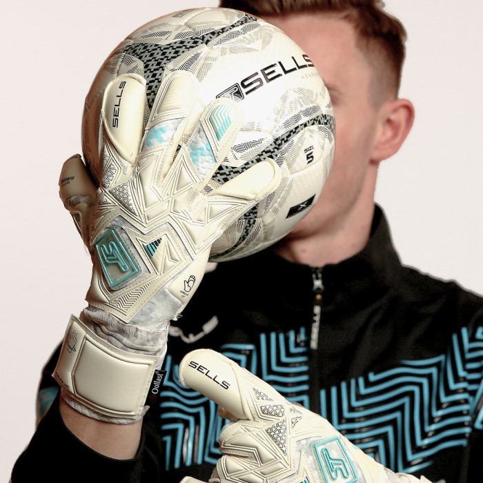  SGP202305G SELLS Revolve Aqua Pure Goalkeeper Gloves White 