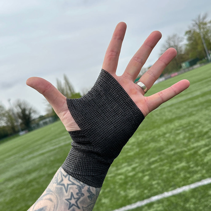  GKW23B Keeper iD Pro Wrap Wrist Protection Tape 7.5cm (Black) 