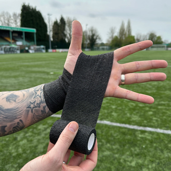  GKW23B Keeper iD Pro Wrap Wrist Protection Tape 7.5cm (Black) 