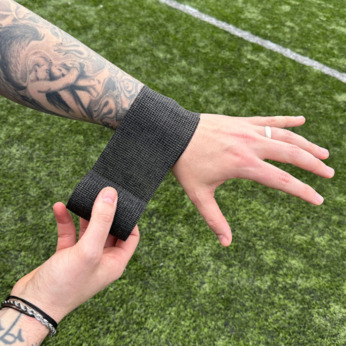  GKW23B Keeper iD Pro Wrap Wrist Protection Tape 7.5cm (Black) 